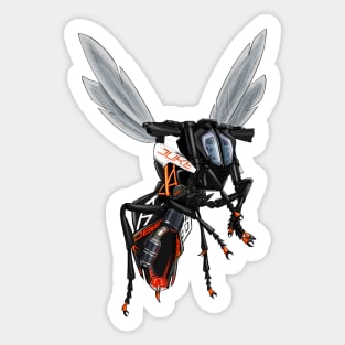 KTM Duke Wasp White Sticker